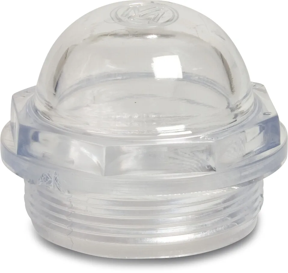 MZ Sight glass perspex 3" male thread 3bar