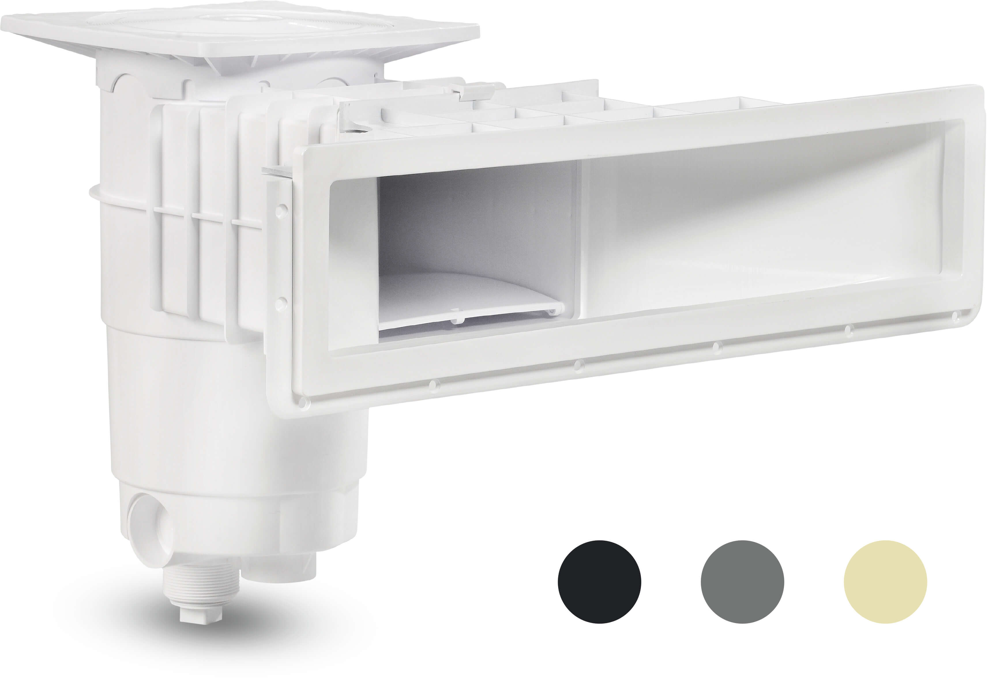Weltico Skimmer ABS 1 1/2" x 2" binnendraad wit type A600 Design