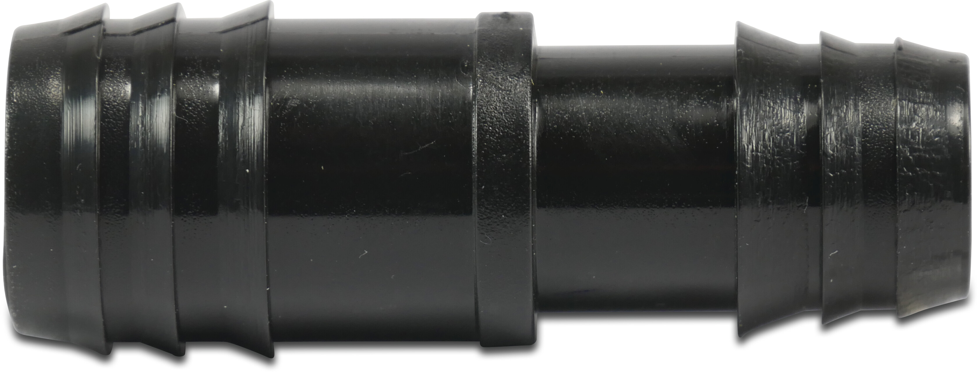 Straight connector POM 4bar barbed black
