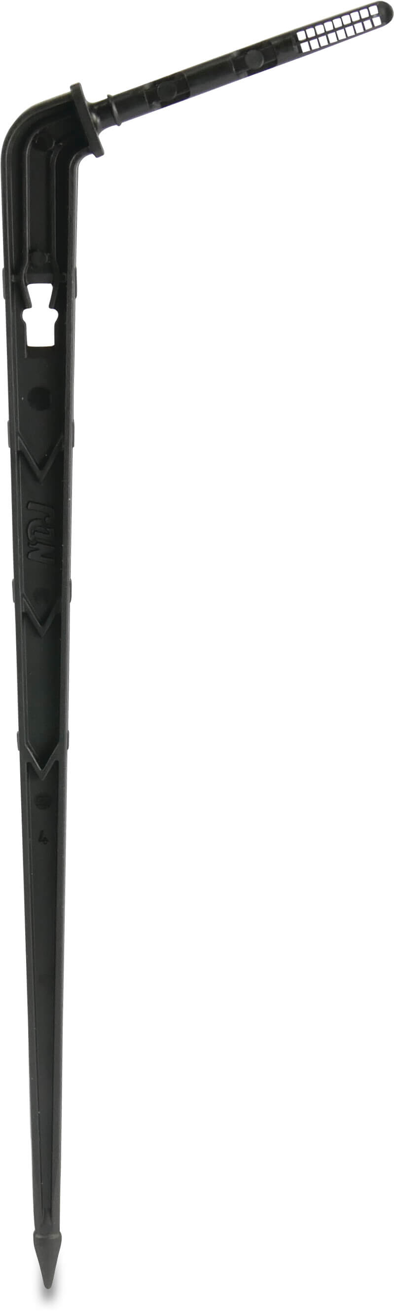 NaanDan Einsteckdorn Kunststoff Schlauchtülle 15cm Schwarz Typ Click Tif labyrinth