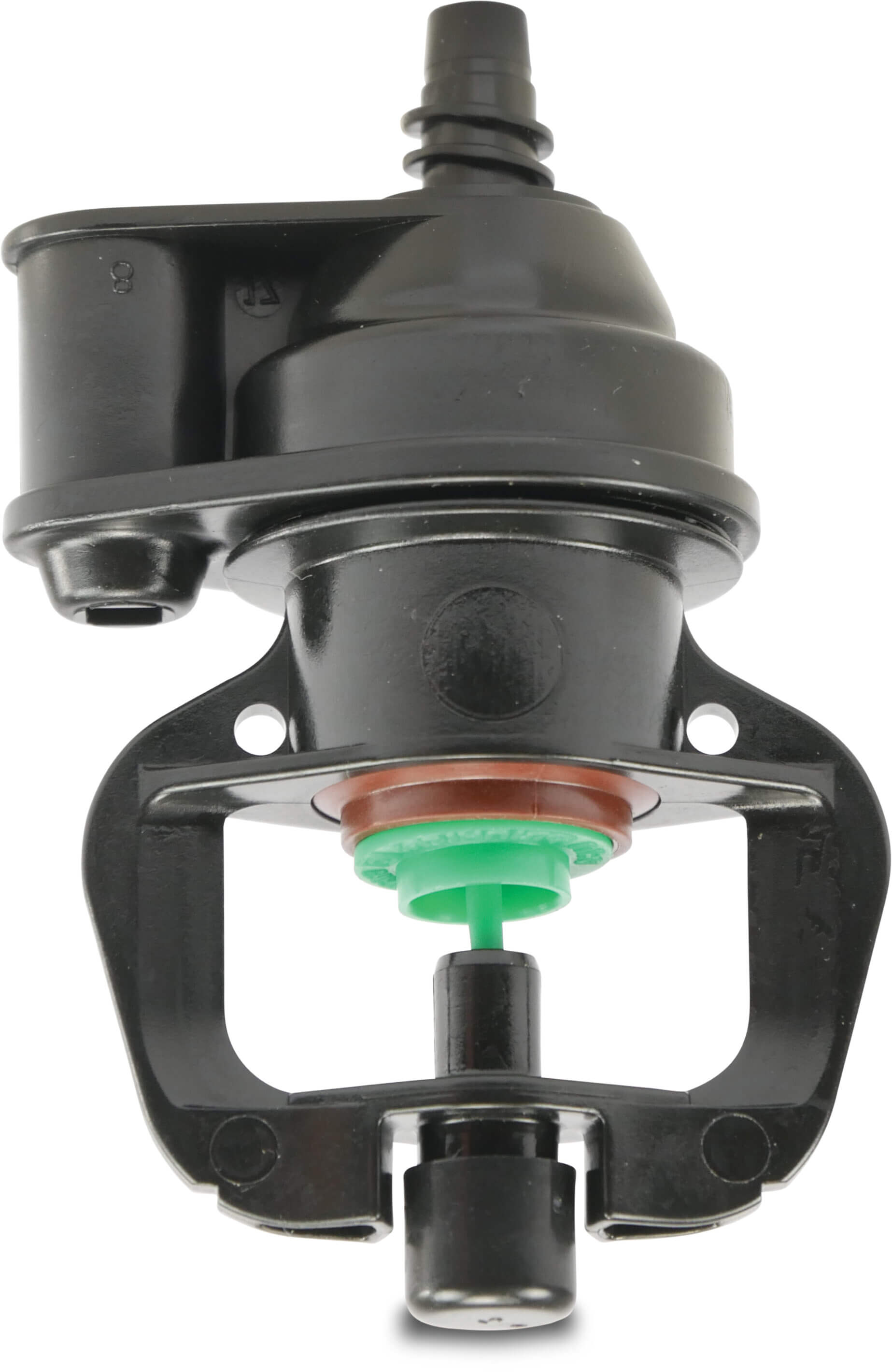 NaanDan Micro sprinkler plastic bayonet M 55ltr/h 1.33 mm 360° green type AquaSmart 2002, Inverted