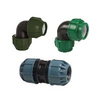 PP compression fittings