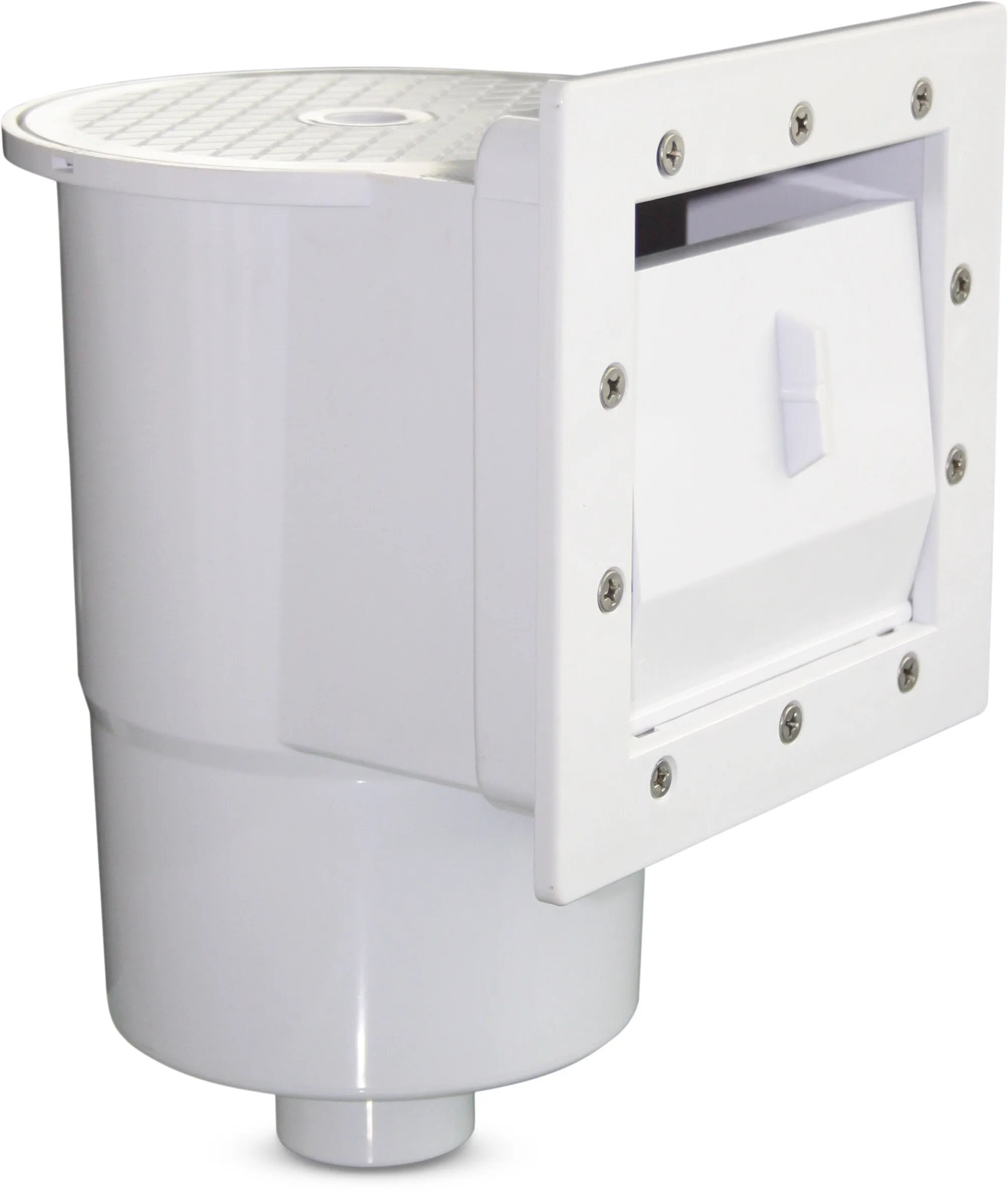 Flotide Skimmer ABS 1 1/2" Innengewinde Weiß rechteckig Typ Compact