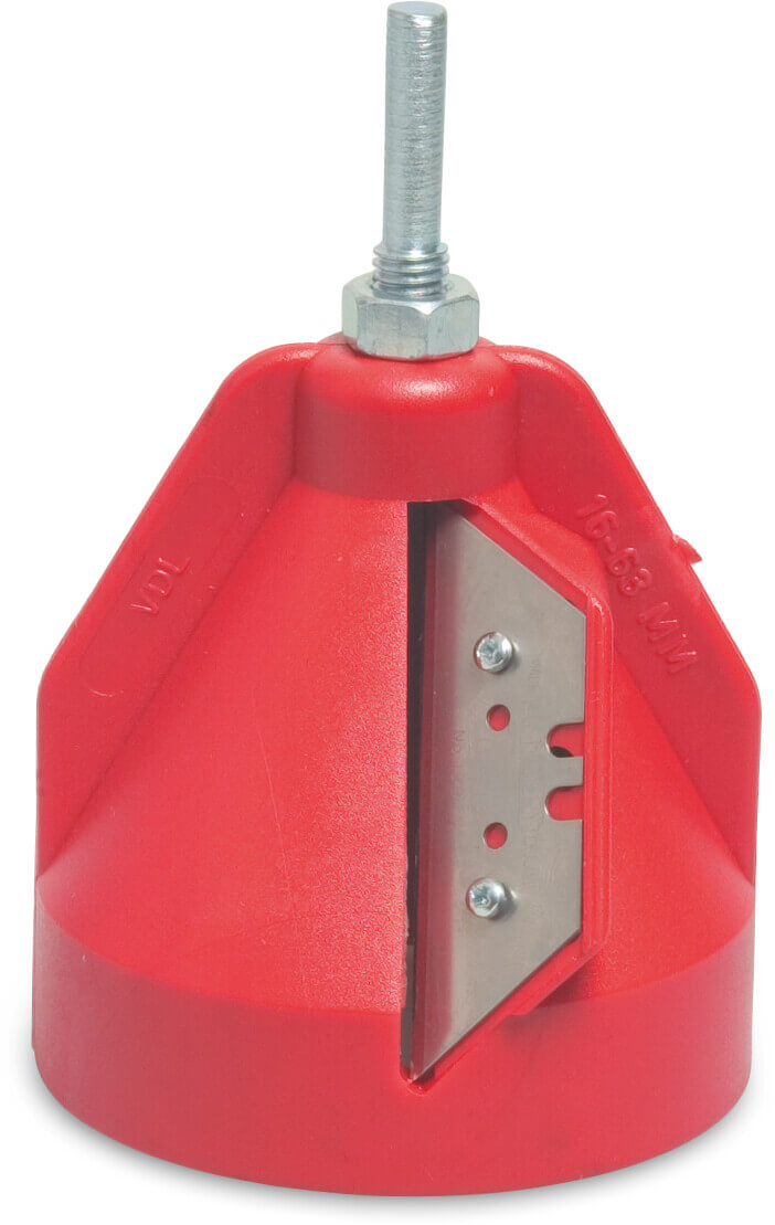 VDL Rohr-Anfasgerät 16-63 mm Rot
