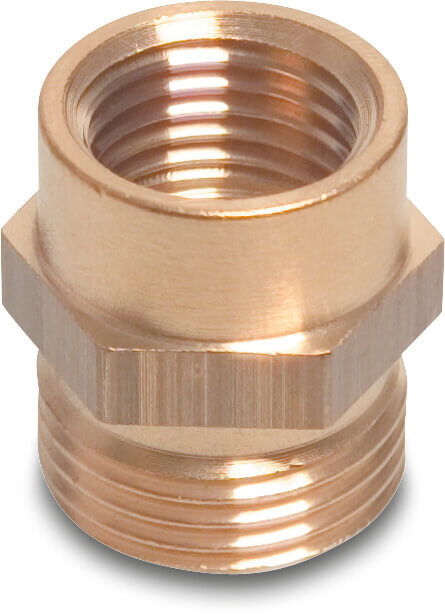 Profec Socket brass 3/4" x 1" female thread x male thread 30bar