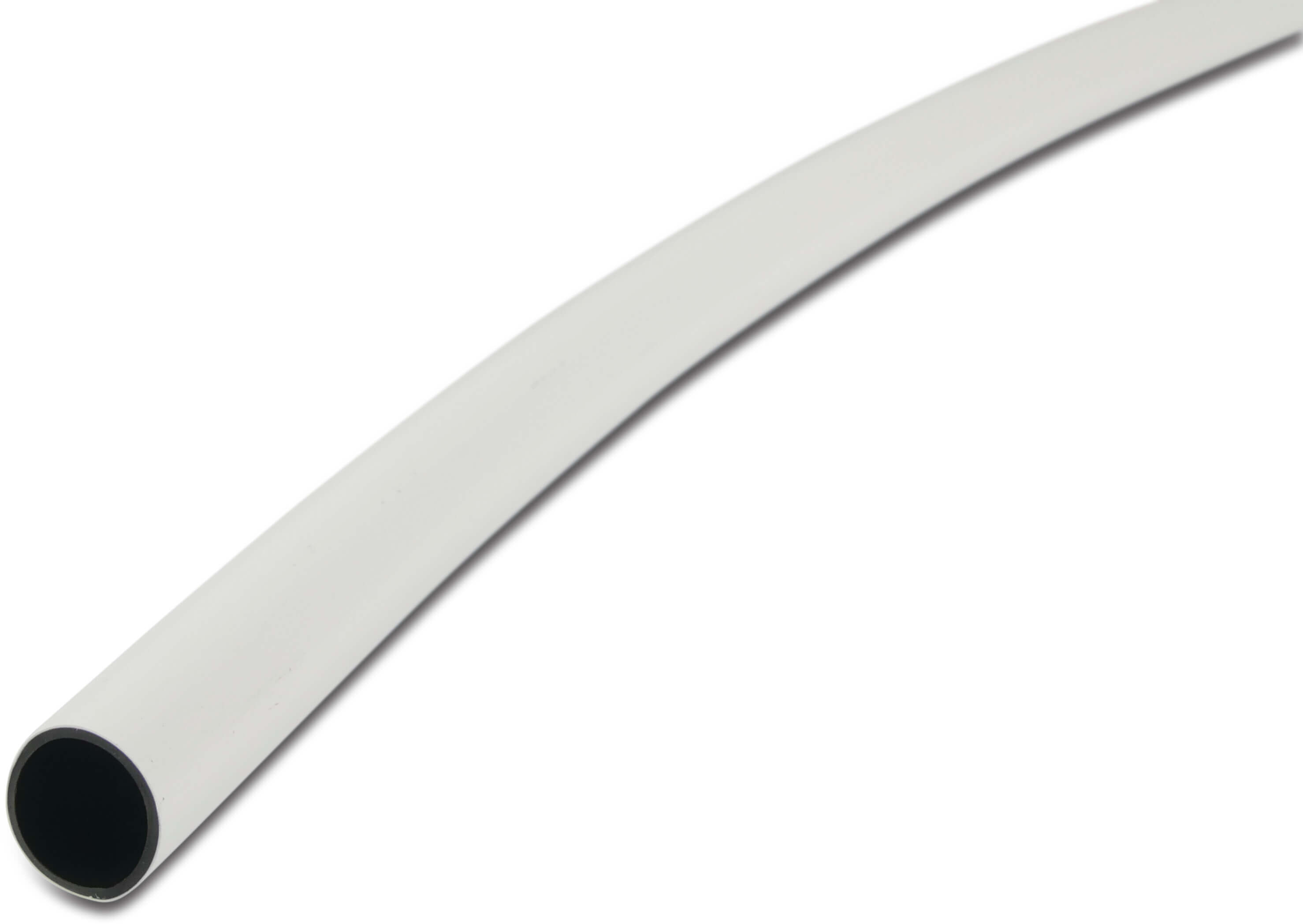 Druckrohr gelocht PE40 25 mm x 1,8 mm Glatt 4bar Weiß 200m gebohrt alle 25cm