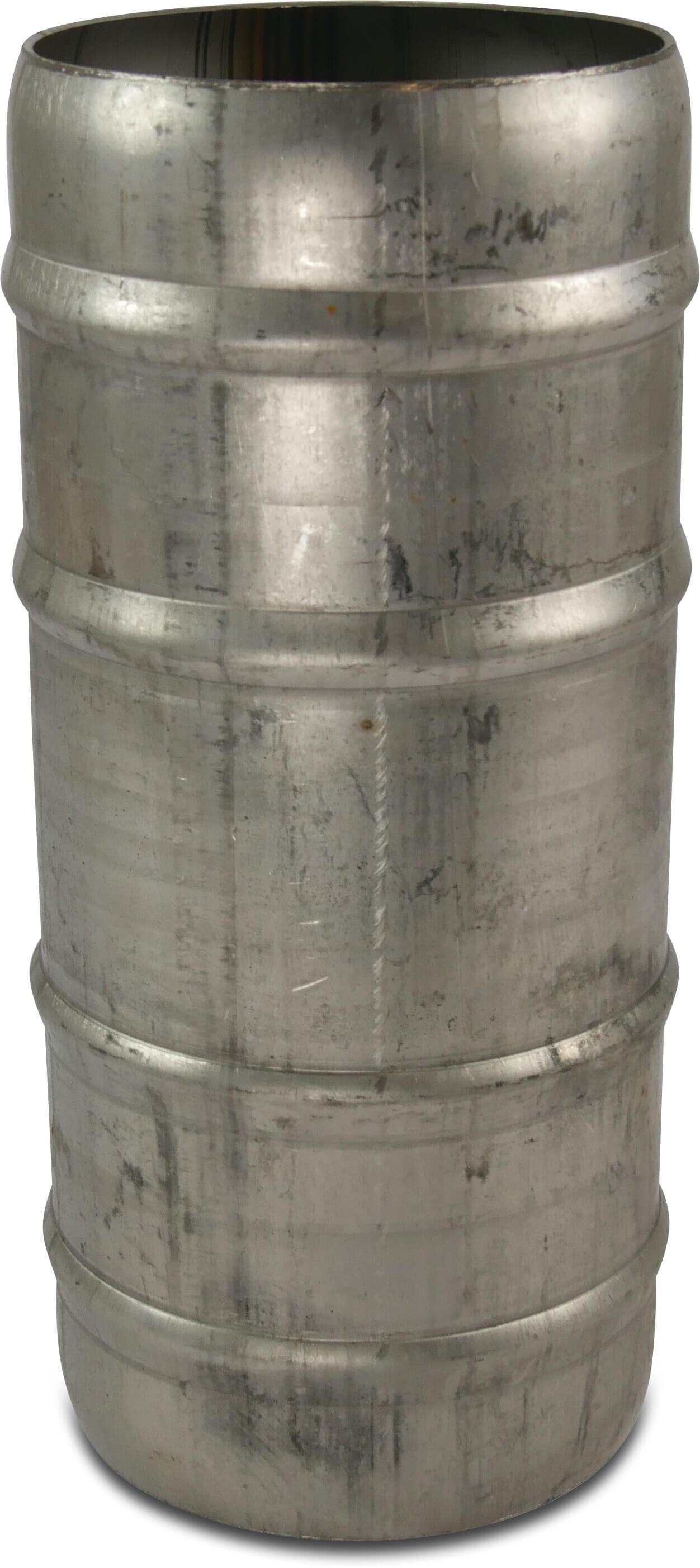 Double hose tail stainless steel 304 150 mm hose tail