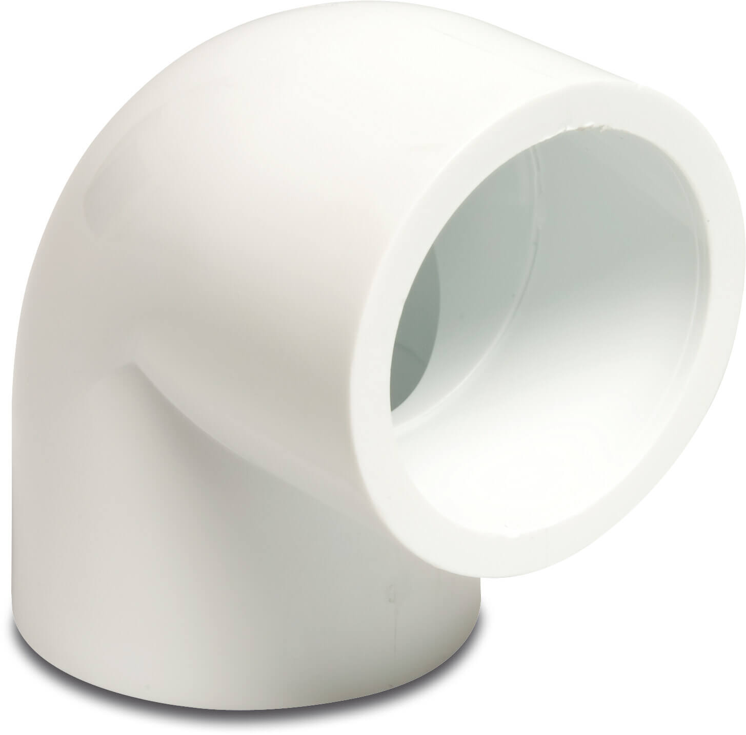 Elbow 90° PVC-U 2" imperial glue socket 16bar white
