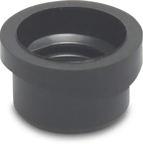 VDL Adaptor rubber reinforced with nylon 3/8WW female thread black