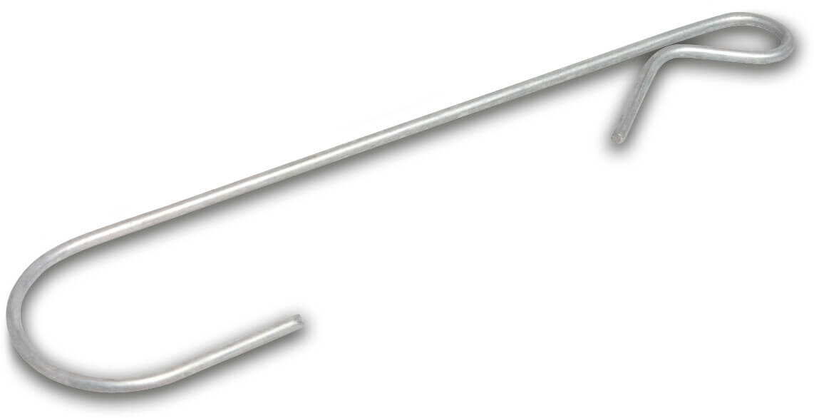 Pipe suspension hook steel galvanised 32 mm 20cm