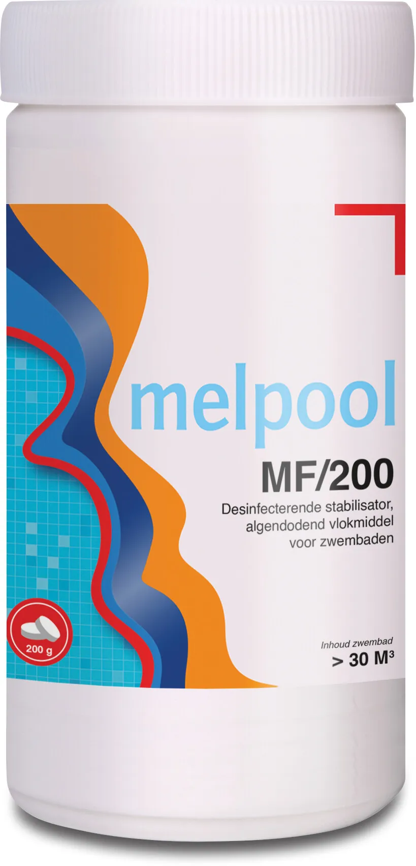 Melpool MF/200 tabletter 1000g type 200g tablet