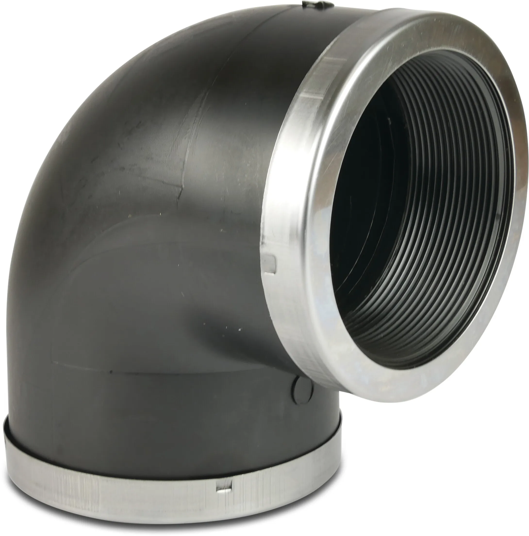 Knie 90° PP 3" binnendraad