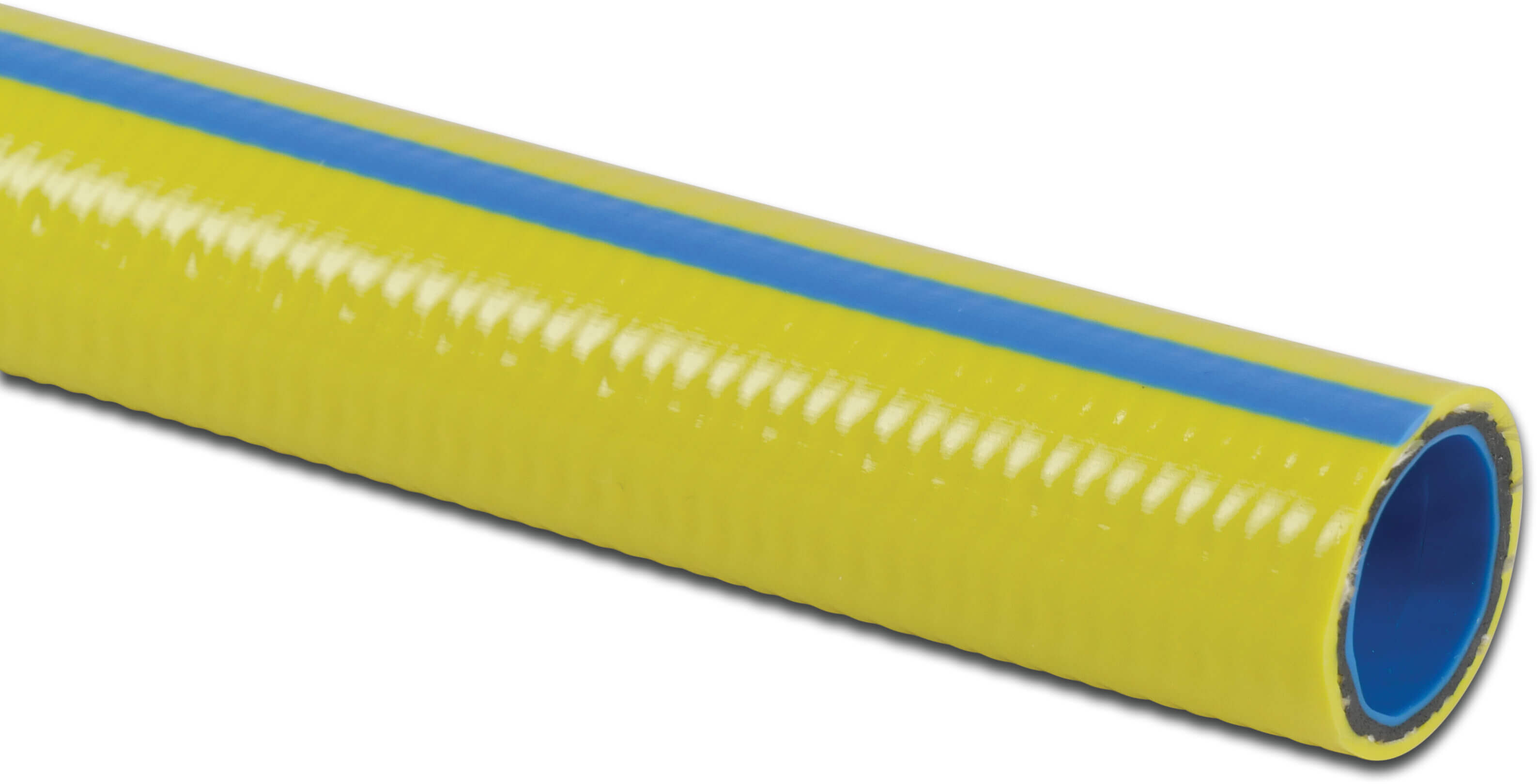 Torsino Hose PVC 25 mm x 32 mm 8bar yellow/blue 25m type Torsino Plus