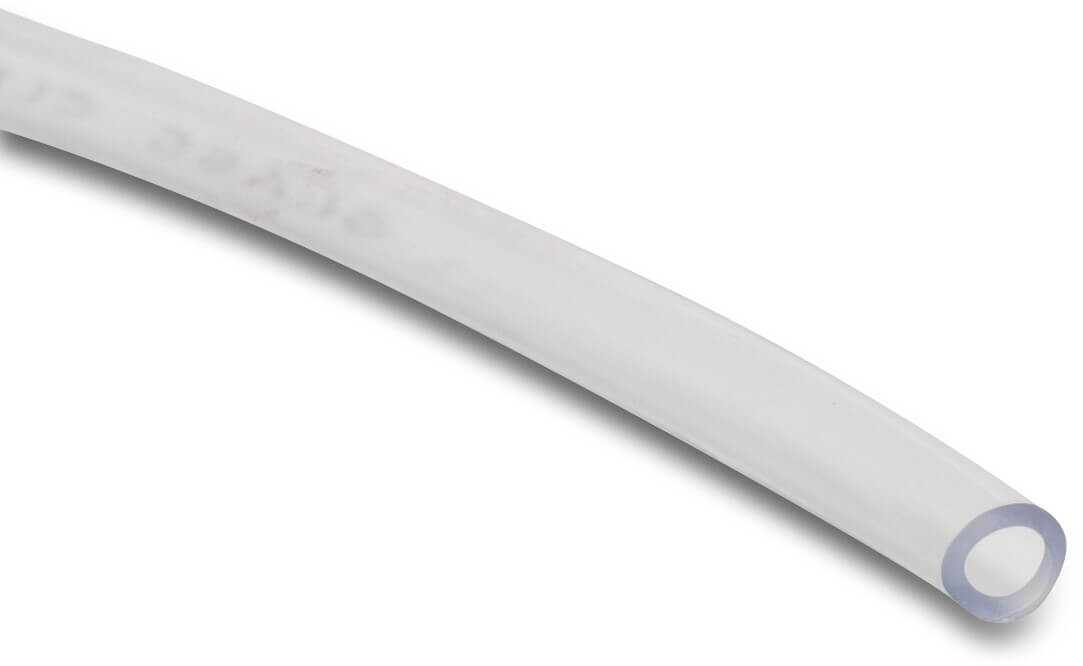 Clear hose PVC 10 mm x 14 mm x 2,0 mm 5bar transparent 50m type CRISTAL OB