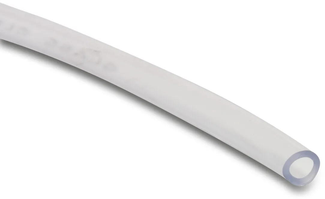 Clear hose PVC 10 mm x 14 mm x 2,0 mm 5bar transparent 50m type CRISTAL OB