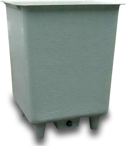 Behälter mit Füßen Polyester 100cm Grau 1000ltr