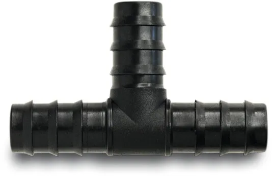 T-Stück 90° PP 20 mm Tülle 4bar P1