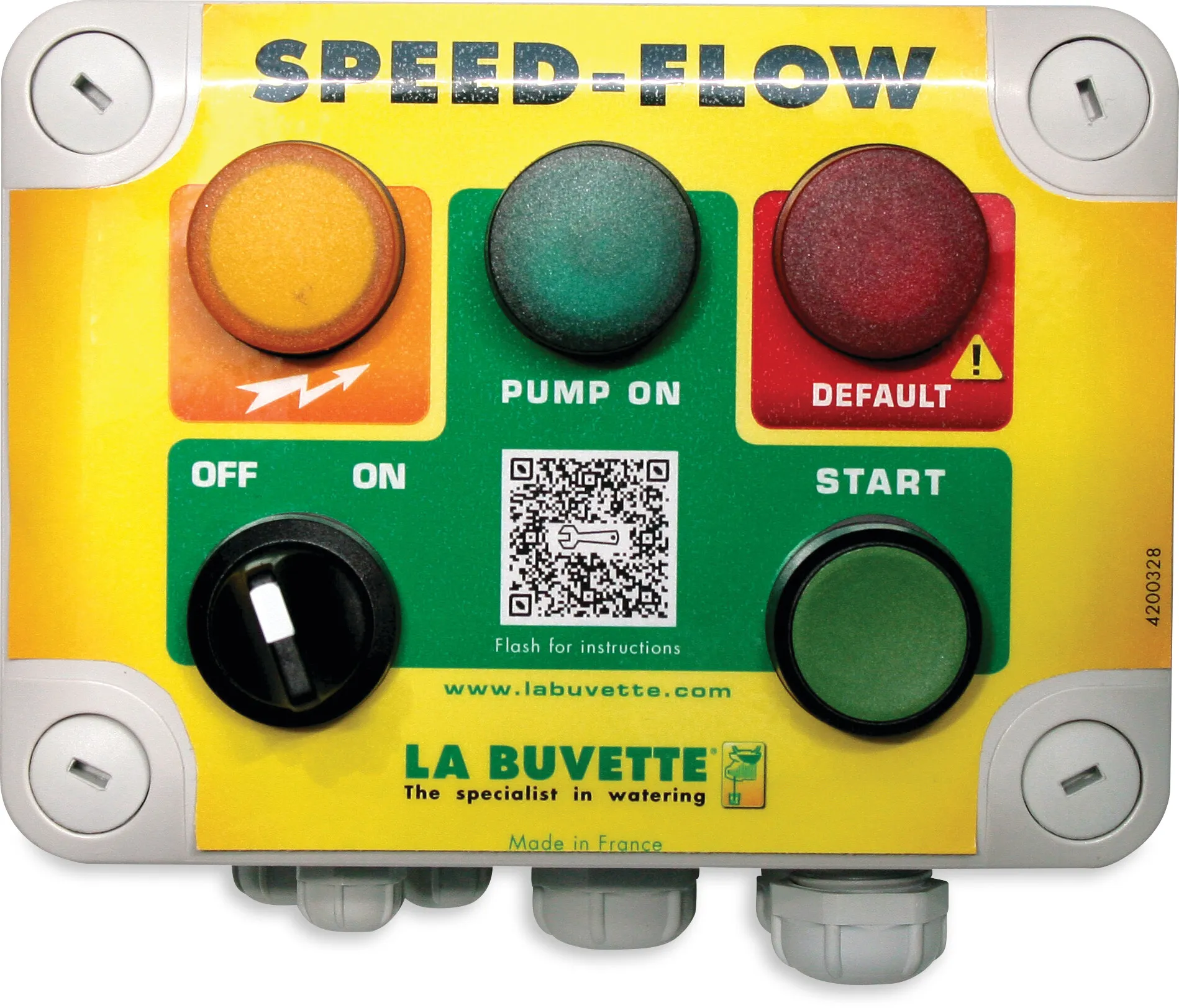 La Buvette Frostfreie leistungsstarke Pumpe, Speed-Flow