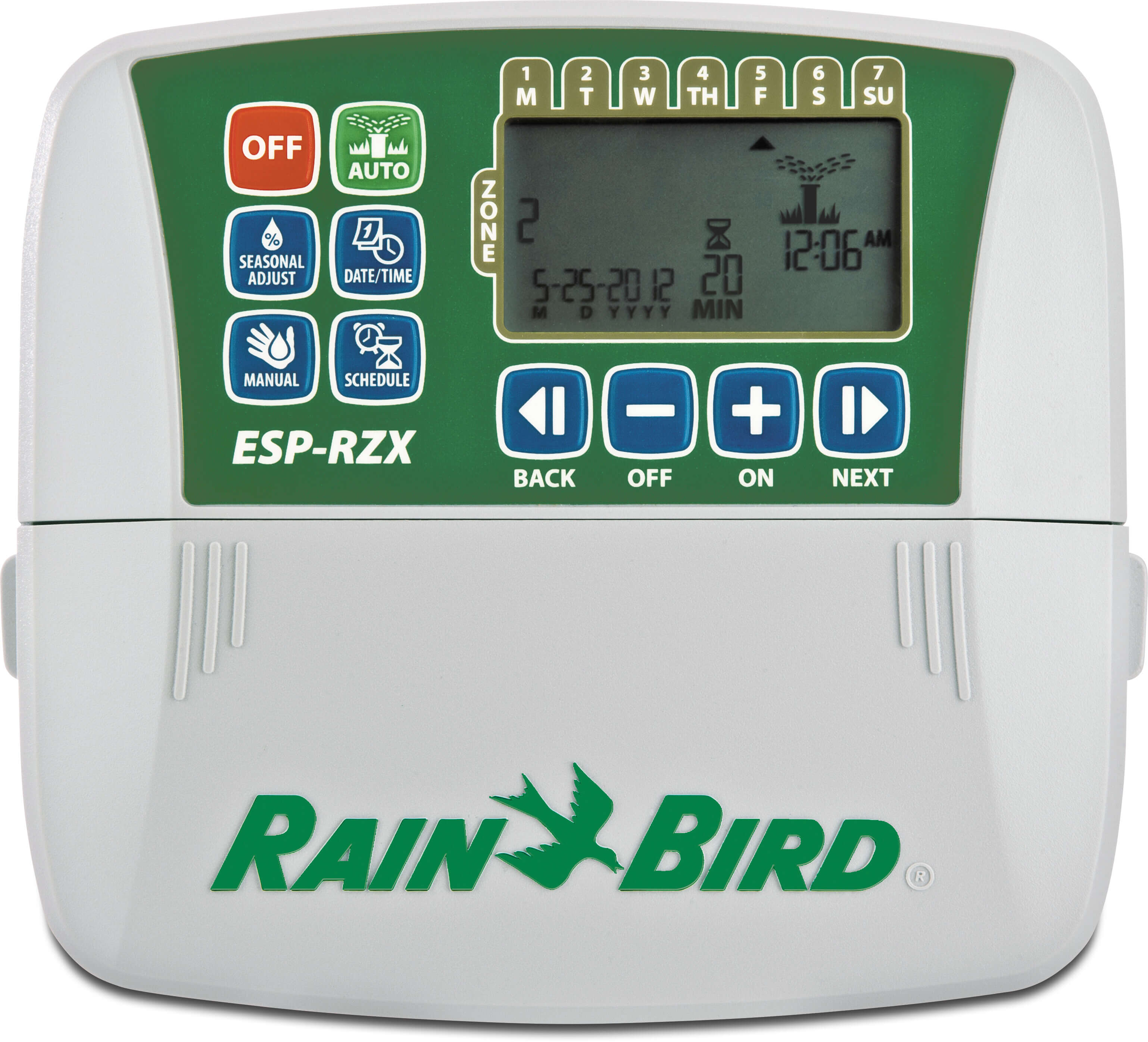 Rain Bird Steuergerät 0.65A 24VAC Weiß Typ RZXe Indoor 6i 6 Stationen