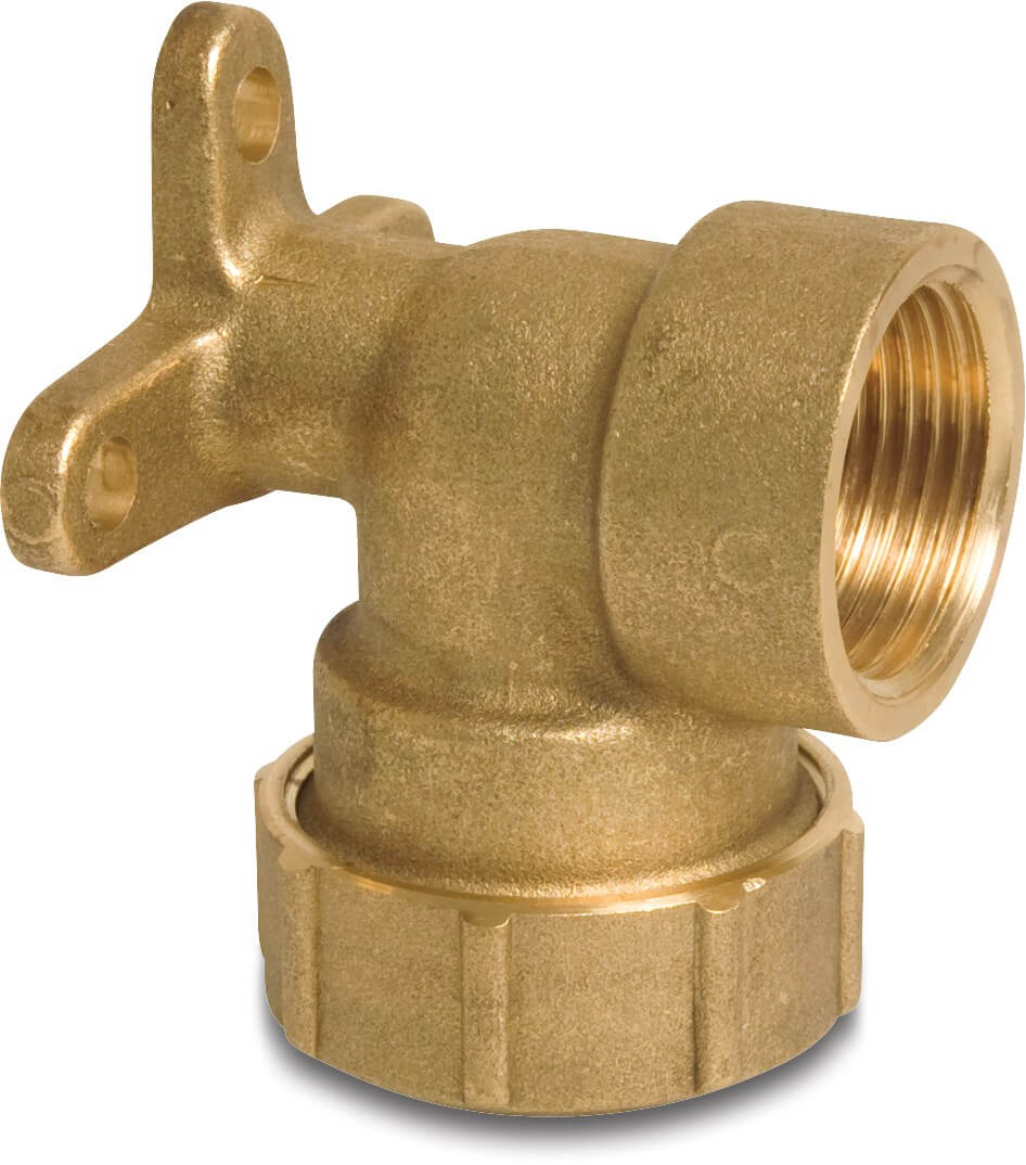 Itap Deck elbow 90° brass 20 mm x 1/2" compression x female thread 25bar DVGW type 048