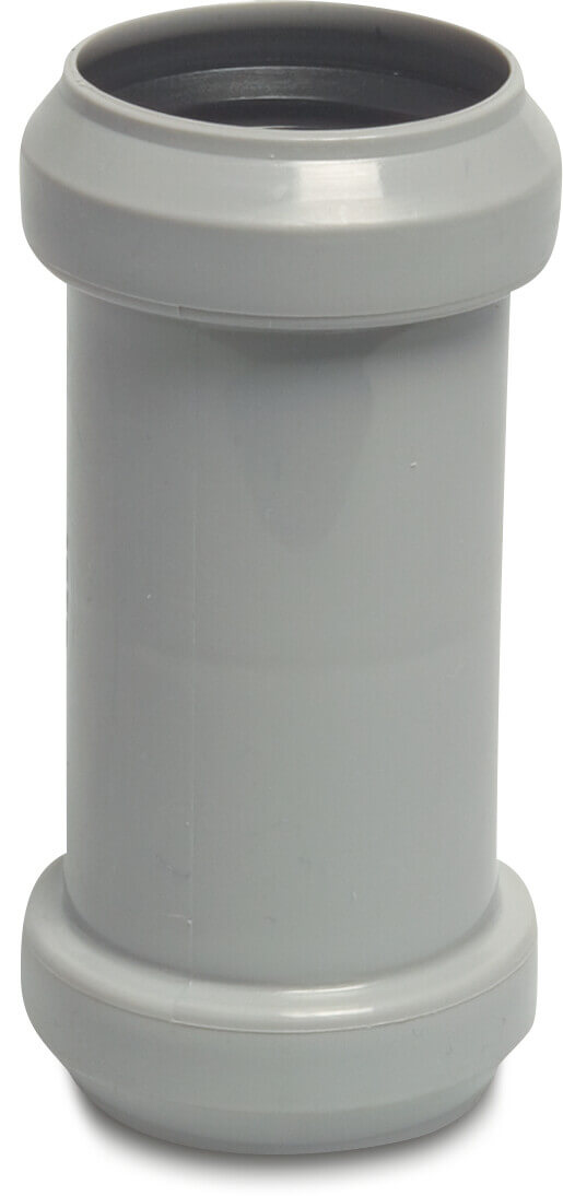 Mufa PP 40 mm pierścień uszczelniający szary