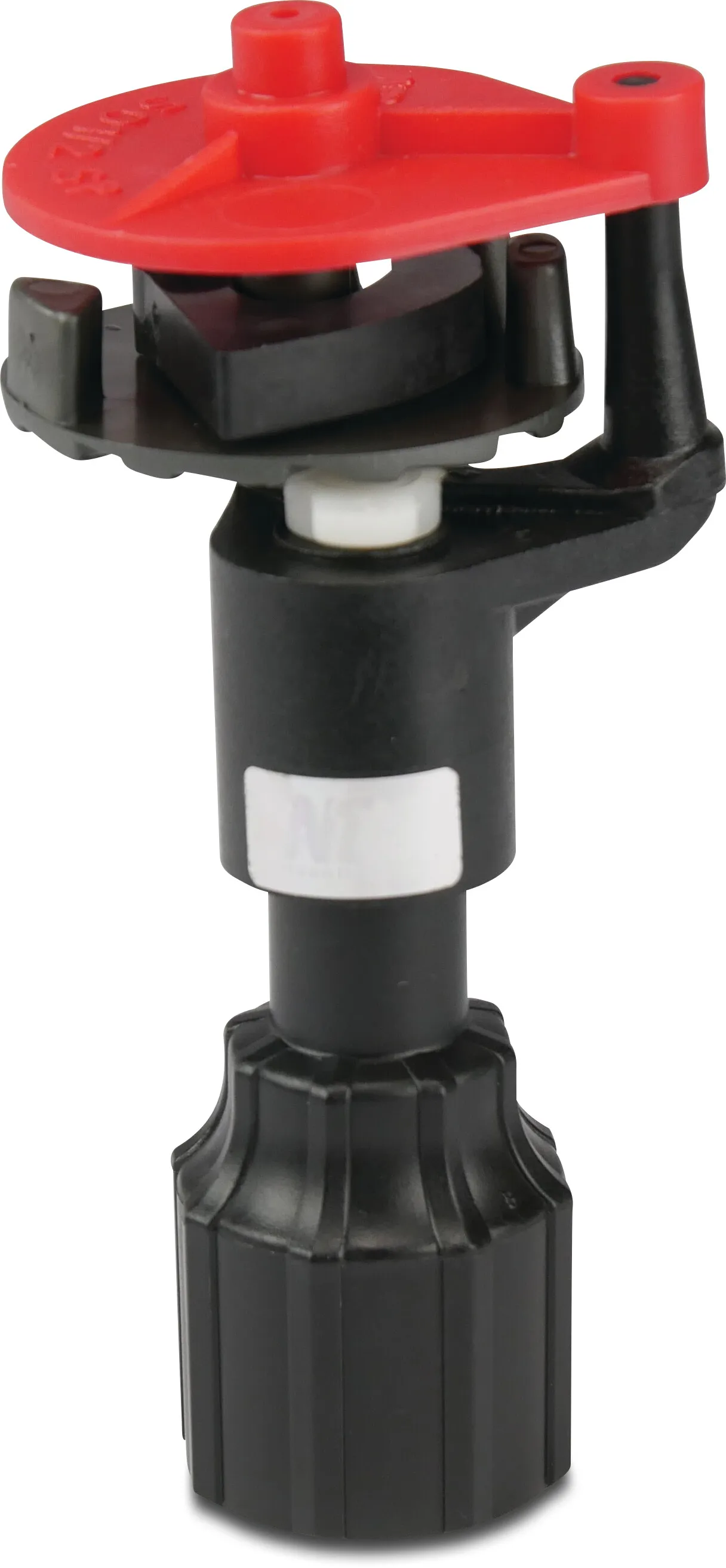 NaanDan Rondsproeier kunststof 1/2" binnendraad 1,5 mm 360° wit type 501