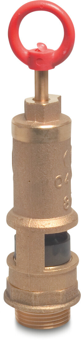 MZ Pressure release valve brass male thread 0860