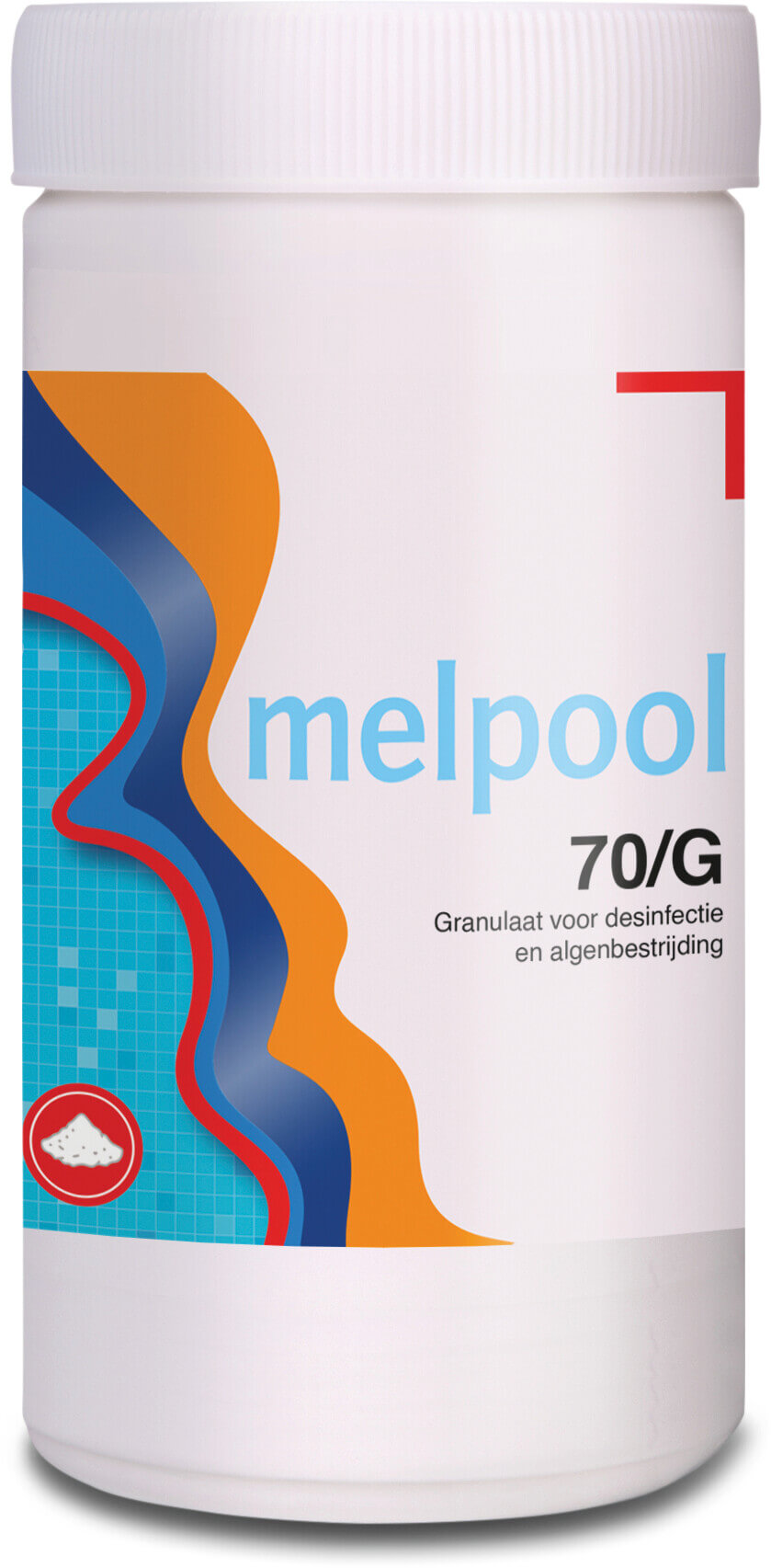 Melpool 70/G Calcium-hypochlorite hydrated granular 70% Cl. 45000g