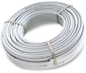 Pressure pipe PE-Xb/AL/PE 16 mm x 2,0 mm plain 10bar white 100m KIWA type Mixal