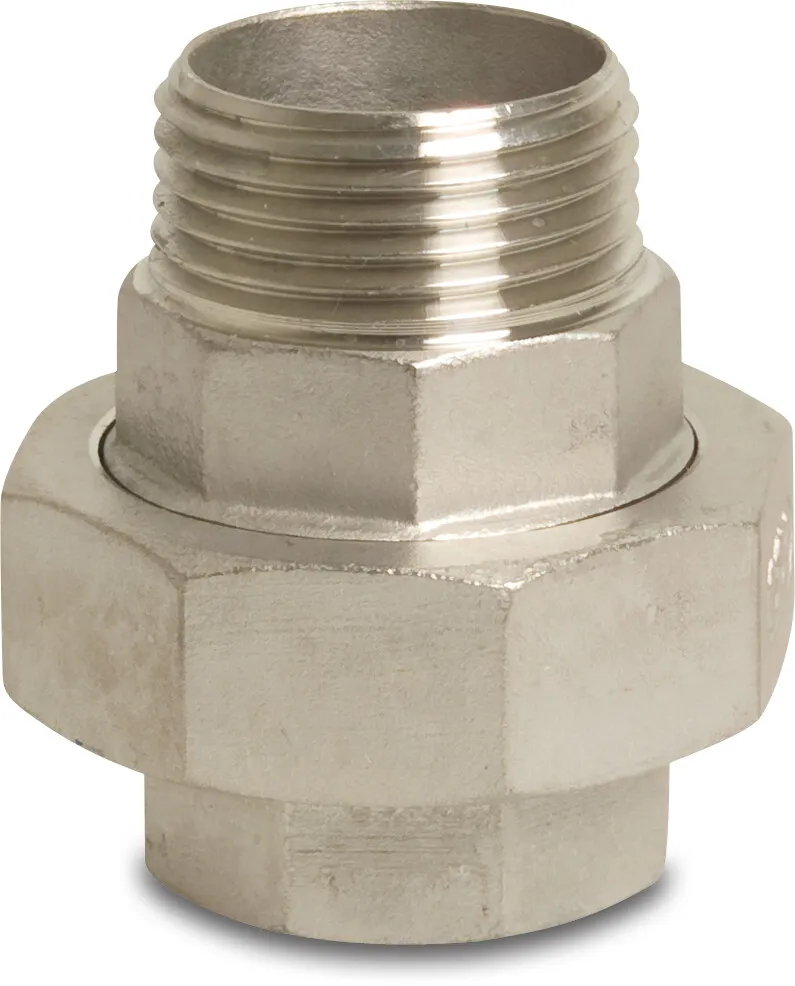 Nr. 341 Verschraubung Edelstahl 316 1/2" Innengewinde x Außengewinde Typ Konisch S1