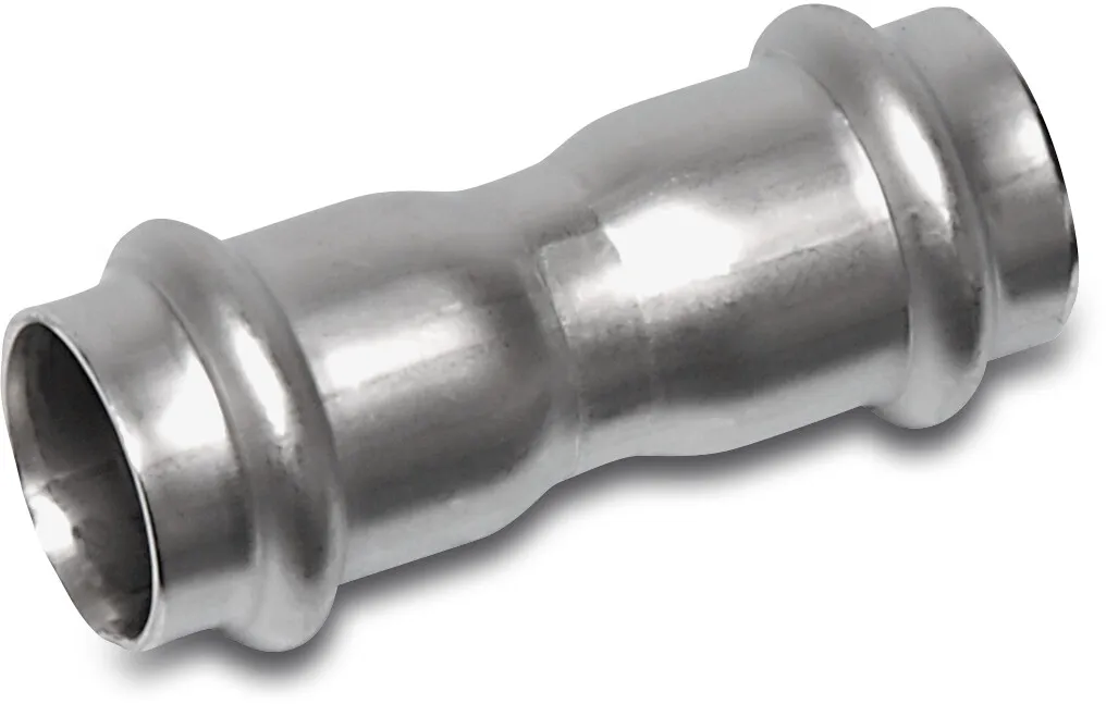 Bonfix Socket stainless steel 316L 22 mm press KIWA