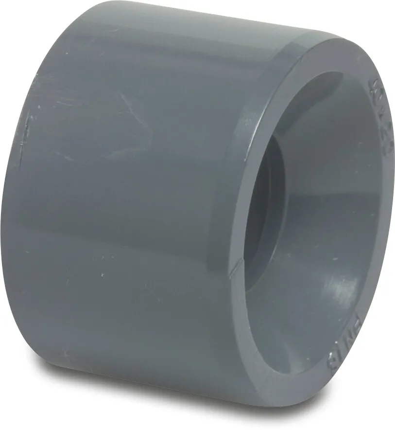 Profec Reducer bush PVC-U WRAS 16bar imperial glue spigot x imperial glue socket grey