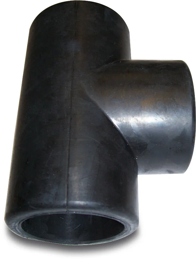 T-stykke 90° gummi 50 mm muffe