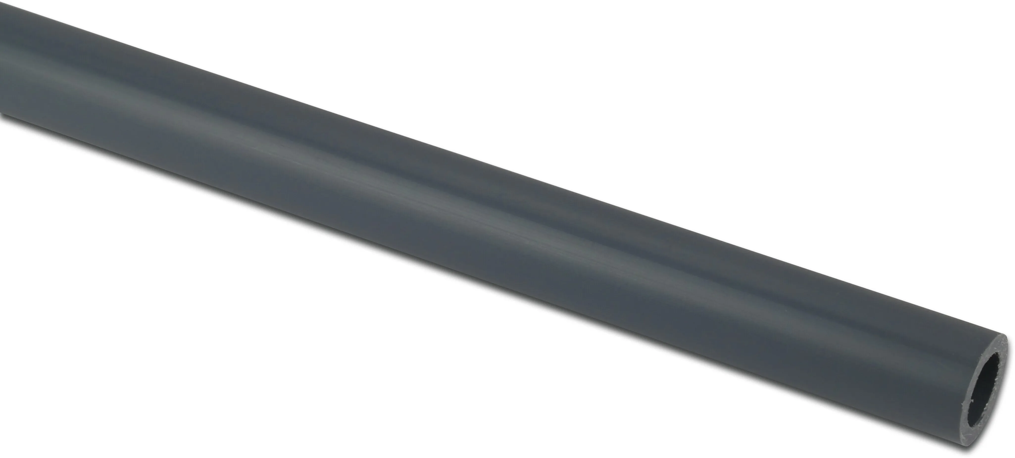 Fittingrohr PP 1/2" x 3,5 mm Glatt 10bar Grau 5m