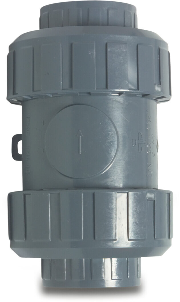 Praher Air release- vacuum valve PVC-U 20 mm glue socket 10bar grey type S4