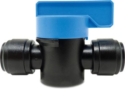 Ball valve POM WRAS push-in black Aquaspeed