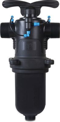 Tavlit Semi-Automatic filter fibreglass reinforced nylon 10bar male thread black Adir One-Action