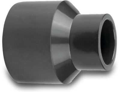 VDL Reducer socket PVC-U 16bar glue spigot x glue socket x glue socket grey
