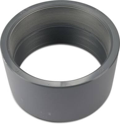 VDL Adaptor socket PVC-U 10bar female thread grey