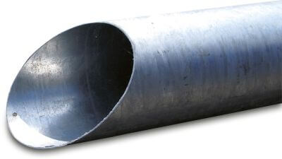 Suction pipe steel plain angle cut