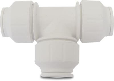 Speedfit T-piece 90° POM DVGW/KIWA/WRAS 10bar push-in white