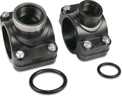 Profec Bolt saddle PP clamp x female thread black