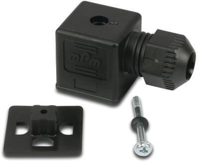 Connector for solenoid valve type WKB, HK, WKE