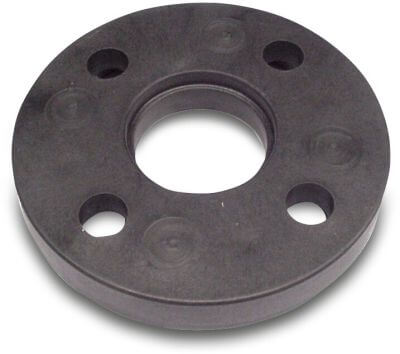 Backing ring PP 16 bar black