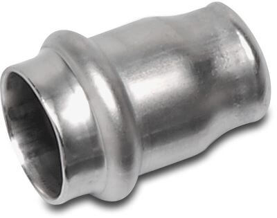 Bonfix Cap stainless steel 316L KIWA press