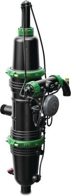 Amiad Automatic filter fibreglass reinforced nylon 8bar male thread black/green Mini Sigma Angle