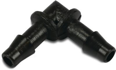 Elbow 90° PP 3,5bar barbed black