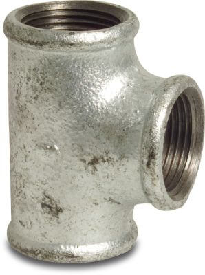 Profec Nr. 130 T-piece 90° cast iron DVGW 25 bar female thread