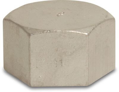 Profec Nr. 300 Hexagon cap stainless steel 316 16bar female thread