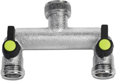 2-way manifold 8 bar female thread x male thread